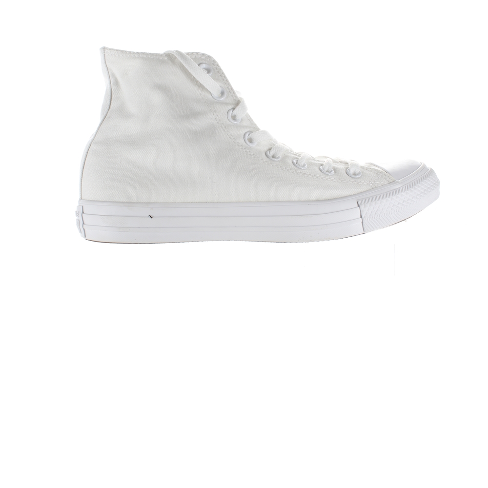 Converse Mens Chuck Taylor All Star White Monochrome Skateboarding Shoes Size 8